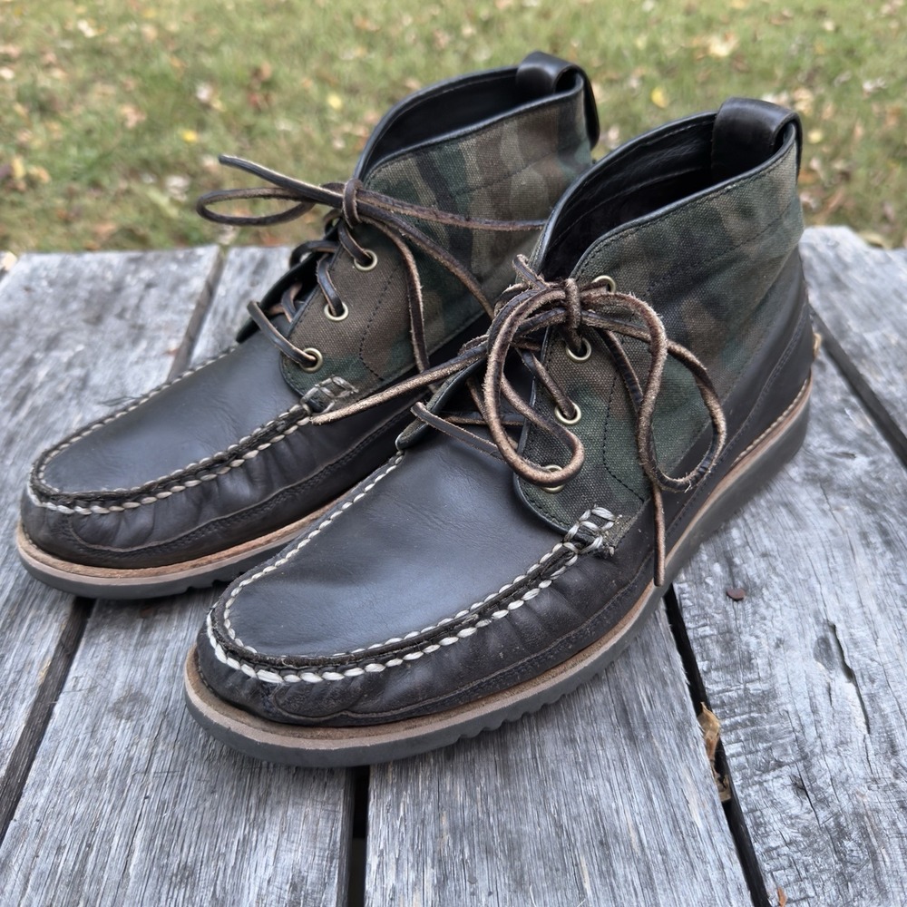 Cole Haan Men's Pinch Rugged Chukka - Camo Canvas/After Dark US Size 11 M EUC